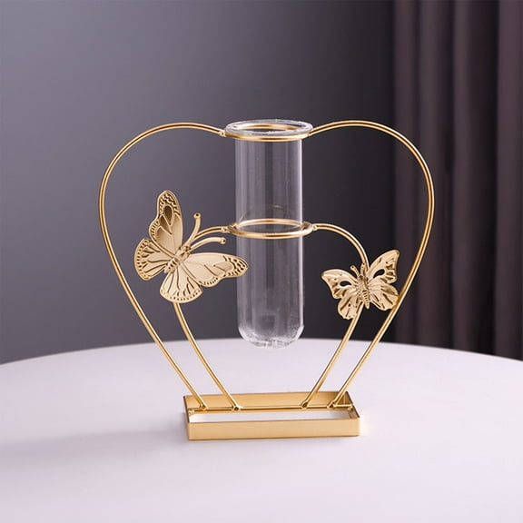 Artificial Flower Arrangement under $5! Kadlawus Artificial Flower Arrangement, Fake Hydroponic Flowers in Glass Vase, Table Centerpiece for Dining Table, Living Room, Office, Home Decor