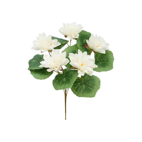 Artificial Flower Arrangement Lotusly Water Lilies Fake Flowers for Home Decor, Wedding, Gift, Romantic, Premium Simulation Hydrangea with Lifelike Appearance