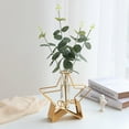 thumbnail image 1 of Artificial Flower Arrangement with Glass Vase Decorative Tabletop Centerpiece for Living Room Dining Table, 1 of 6