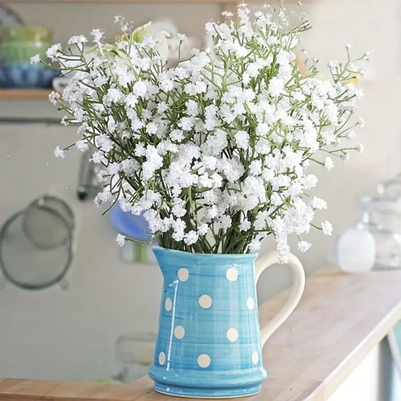 Artificial Flower Babys Breath Artificial Silk Flower Flower Arrangement Home Wedding Wedding Decoration Artificial Flower Outdoor Indoor Garden Home Decoration