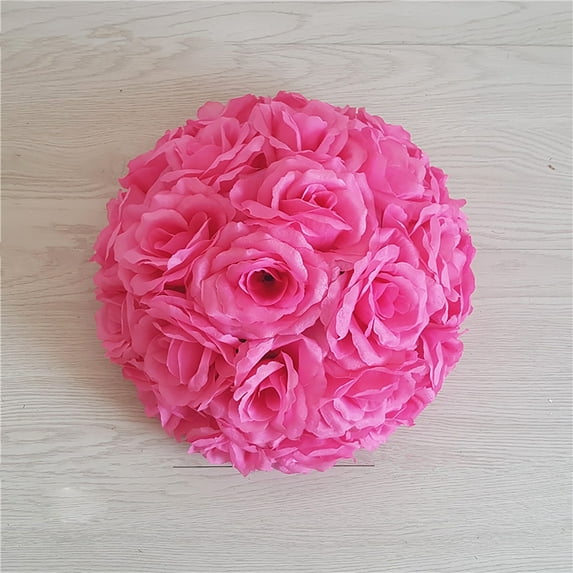 Artificial Flower Ball 20cm Roses Artificial Flowers Plastic Rose for Home Decor Wedding Party and Garden Decorations Valentine gifts