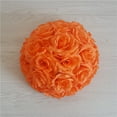 thumbnail image 1 of Artificial Flower Ball for Centerpieces Bridal Wedding Artificial Wedding Party Centerpieces Decorations, 7.8inch (N,Orange), 1 of 4