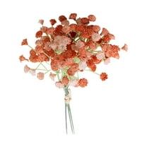 Artificial Flower Bouquet - 12.2 Inch Realistic Floral Wall Decor, Home/Wedding Decoration Bendable Stems Fake Flower Arrangement(Light Purple)