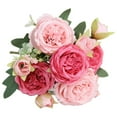 thumbnail image 1 of Artificial Flower Bouquet: 5 Small Roses In Korean Style, 1 of 9
