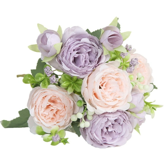 Artificial Flower Bouquet: 5 Small Roses In Korean Style