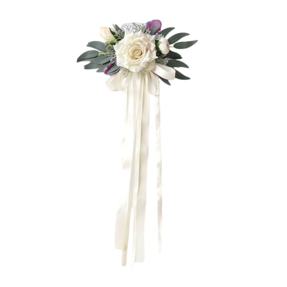 Artificial Flower Bouquet Romance Wedding Car Rearview Decoration And Celebration Venues Layout Setting Flower Decors