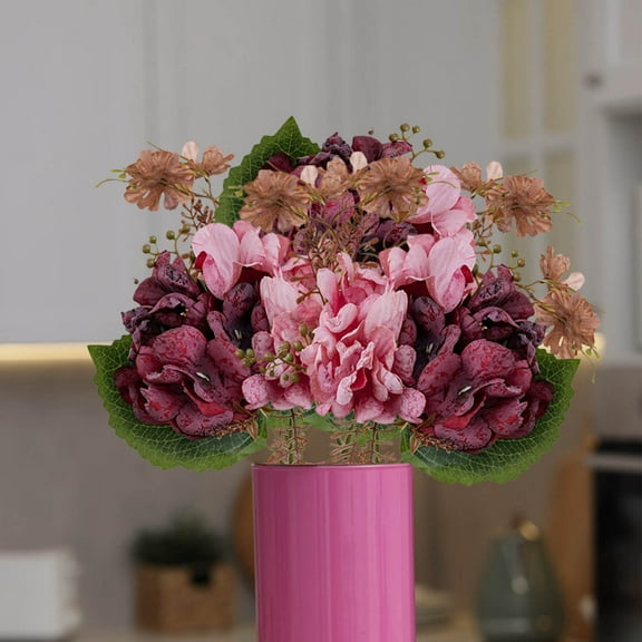 Artificial Flower Bouquets, Faux Floral Arrangements for Home Decor, Silk Flowers for Mantel Display and Tabletop Centerpiece, Indoor Greenery for Living Room Decor and Front Door Welcome Sopatenor