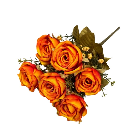Artificial Flower Branches Wedding Table Centerpiece Floral Decor, Realistic Faux Arrangement, Maintenance Free Decor For Wedding Party Dining Table Home Vase Event Decoration