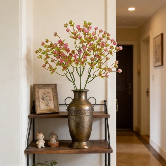 Artificial Flower Buds Bouquet Set • Lifelike Small Floral Stems • Flexible Display Rods • Multi-Scene Home Decor Vase Filler • Event Arrangement Accent
