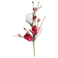 thumbnail image 1 of Artificial Flower With Butterfly Heart & Berry Combo Flower Insertion Branch for Valentine's Day Decor Home Vase Arrangement Decoration (Size: 4244cm), A, 1 of 9