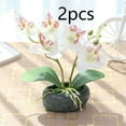 Artificial Flower Butterfly Orchid Potted Garden Wedding Home