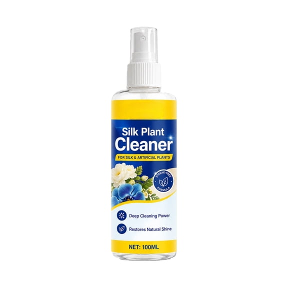 Artificial Flower Cleaner Dust Remover 100ml - Gentle Non-Abrasive Spray for Silk Plastic Faux Plants And Greenery Care, 1 Pack