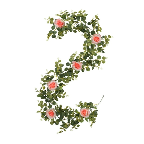 Artificial Flower Decorative Rattan for Home Décor, Wedding Events, and Everyday Use - Indoor and Outdoor Versatile Simulation Garland