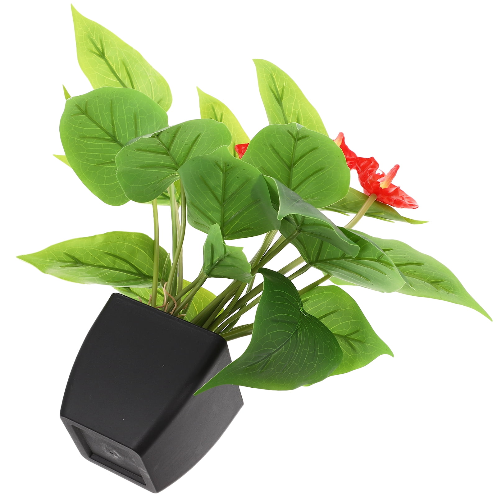 Artificial Flower Dining Table Potted Plant Plants Theoffice Fake Imitated Anthurium Bonsai
