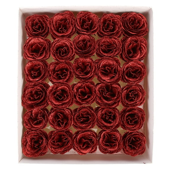 TABLZONE Romantic Fake Red Rose Flowers for Wedding Party and Valentine Scene Decoration