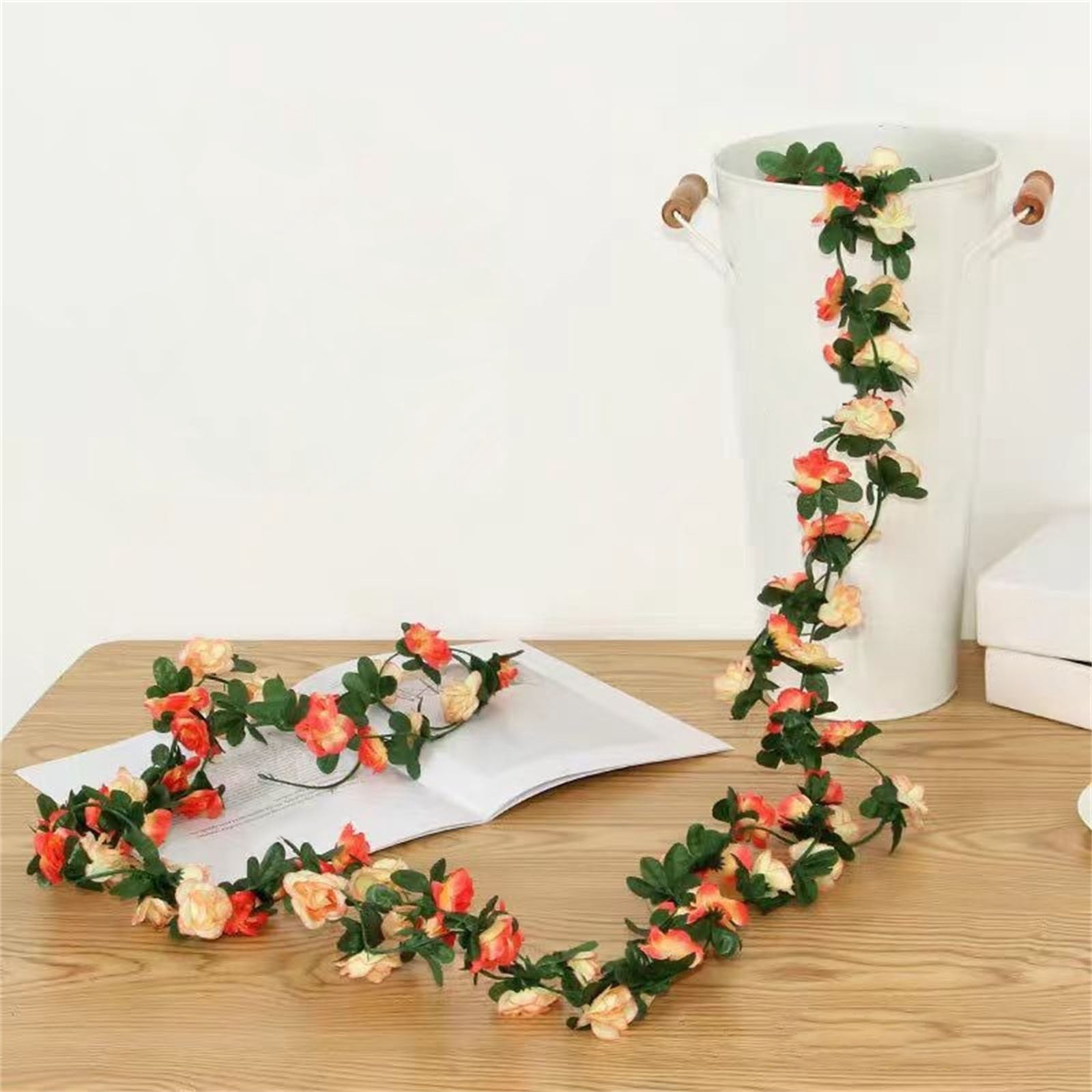 Artificial Flower String Artificial Flower Garland,Peony Vine Flowers Garland Hanging Silk ...