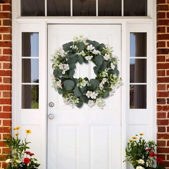 Artificial Flower Garland Spring Wreath Decor Durable Waterproof Fade Resistant Versatile Wedding Home Hotel Photography Backdrop