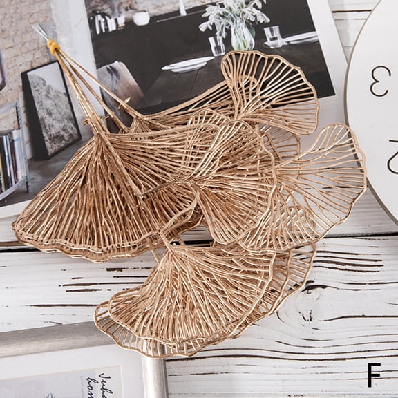 Artificial Flower Gold Christmas New Year Flower Home Decoration Fake Flowers