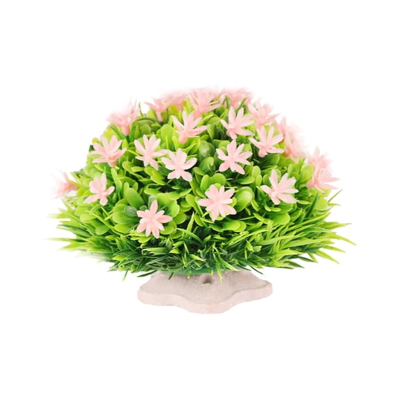 Artificial Flower Grass Balls Aquariums Ornament Easy to Clean and Maintain for Various Size Fishank Landscape Plant