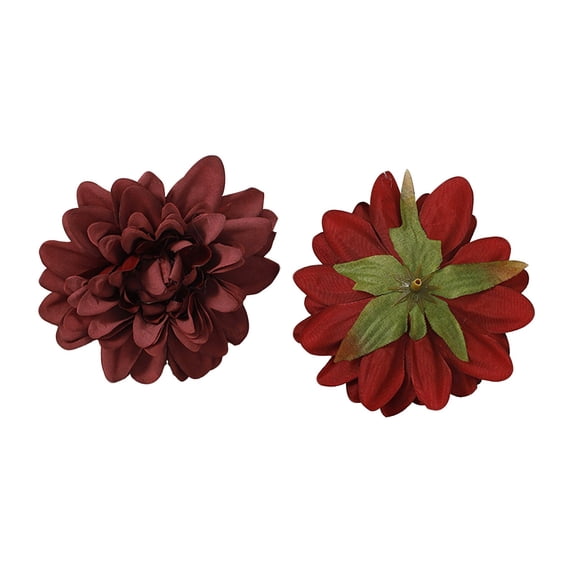 Artificial Flower Heads for DIY Crafts Fake Silk Flowers for Hat Clothing Wedding Wall Decor Photo Props Home Decoration (1 Pc)