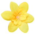 thumbnail image 1 of Artificial Flower - Loetky Fake Orchid Fabric Flower Head, Artificial Realistic Bloom For Crafts Home Wedding Boutonniere Party Photography Decoration, 1Pc, 1 of 4