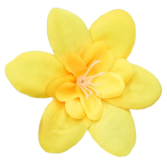 Artificial Flower - Loetky Fake Orchid Fabric Flower Head, Artificial Realistic Bloom For Crafts Home Wedding Boutonniere Party Photography Decoration, 1Pc