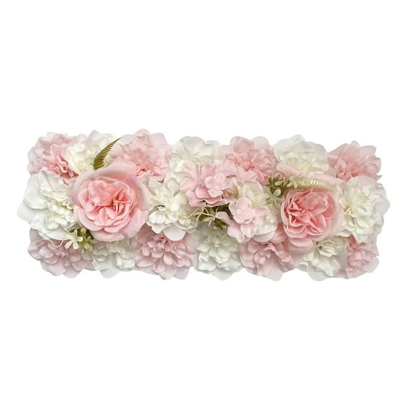 Artificial Flower Panel for Table Centerpieces for Wedding T Station Reception Light Pink