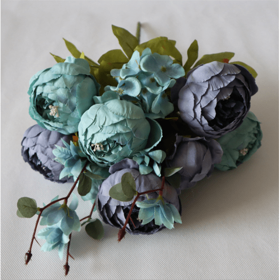 Artificial Flower Peony Bouquet Home Decor Fake Dried Flowers Bouquet Imitation Flower Decor Wedding Decor