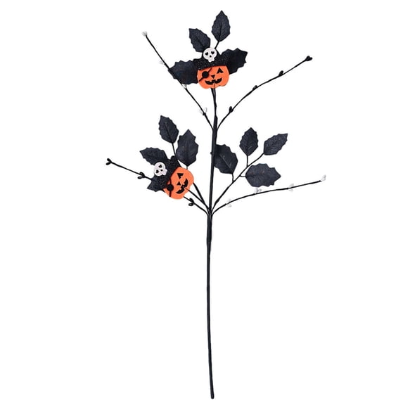 Artificial Flower Picks Spooky Twig Branches for Halloween Party Vase Filler Indoor Home Tabletop Outdoor Yard Porch Front Door Decor