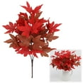 thumbnail image 1 of Artificial Flower Plant,Fake Flowers,Artificial Maple Leaves Branches Fall Leaves Stems Plants Outdoor Greenery for Home Kitchen Farmhouse Thanksgiving Table Centerpiece Fireplace Halloween,F, 1 of 9