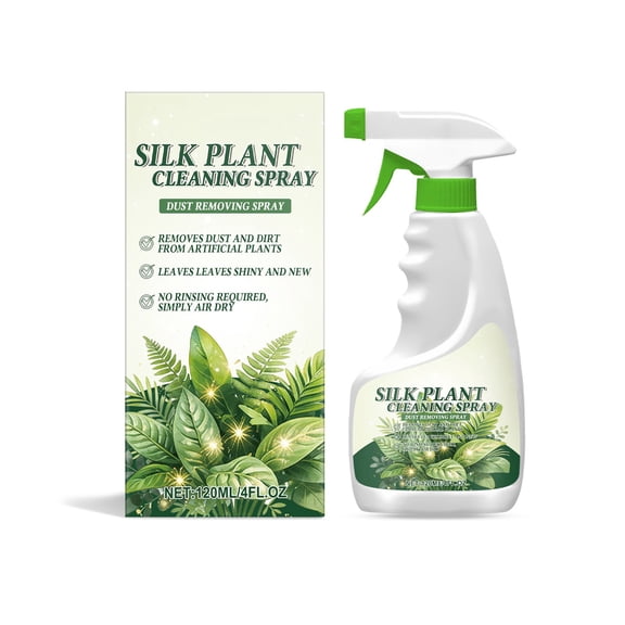 Artificial Flower & Plants Leaf Cleaner and Shine, Fake Flower Dusting Spray, Silk Plants Cleaner Spray No Wipe, Drip Dry Cleaning Supplies for Artificial Tree