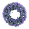 thumbnail image 1 of Lighted Garland for Front Door outside Large Valentines Wreath Autumn Wreath Frame Grapevine Star Fall Front Door Hanger Flower Fall Wreath Decorations Indoor Christmas Indoor Wreath, 1 of 8