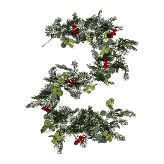 Artificial FlowerRoom Cedar Vine  Cedar  Cedar  RealisticMantle Wall Stairs Indoor Outdoor