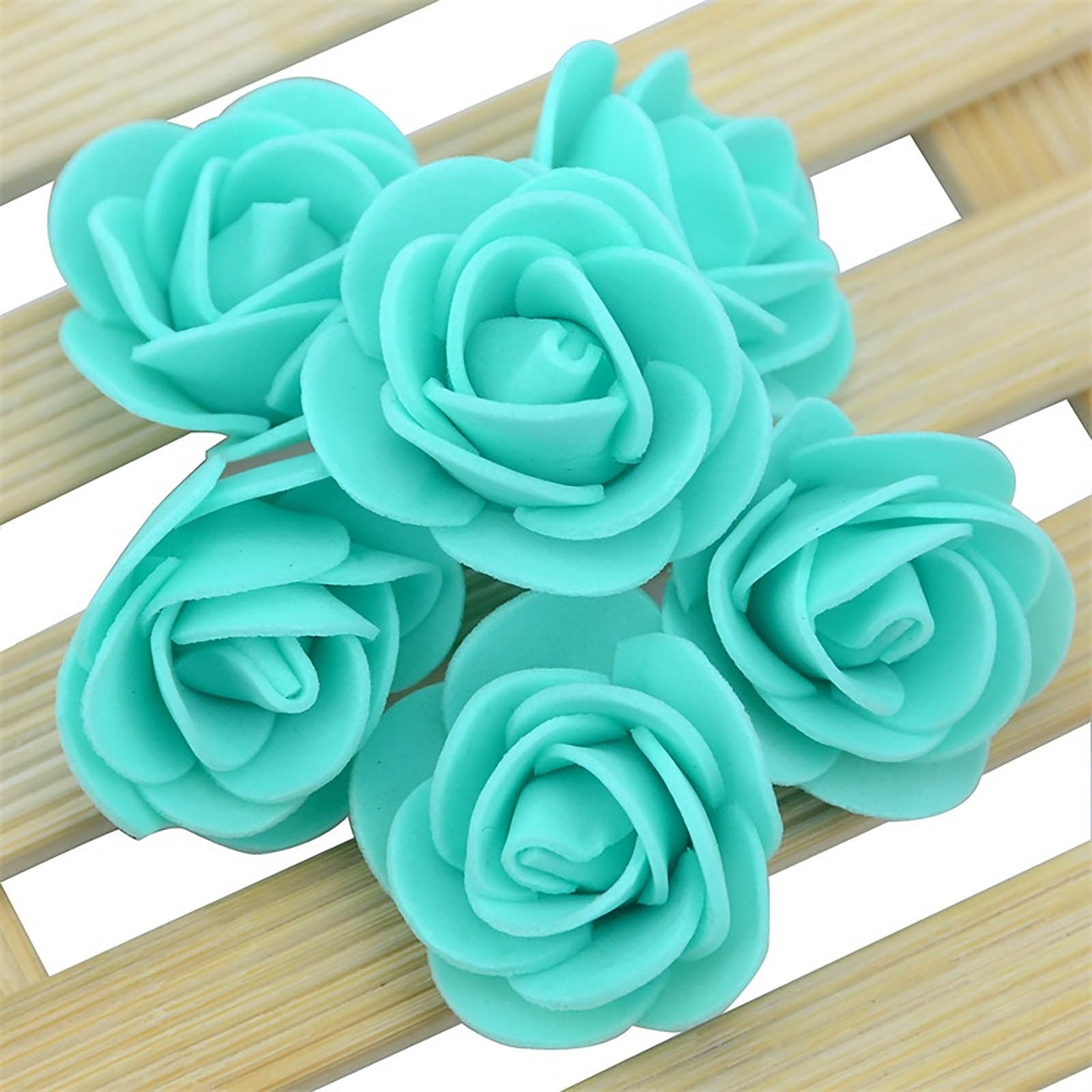 Artificial Flower Rose Head Foam Fake Rose-Artificial Flowers Roses ...