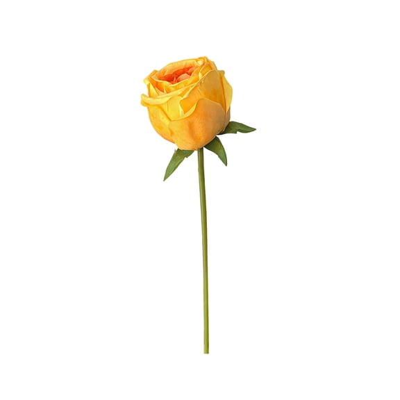 Artificial Flower, Single Stem Blooming Fake Flower Simulation Rose Flower Fake Roses Bouquet Artificial Rose Flowers Arrangement for Tabletop Vase Home Decorations