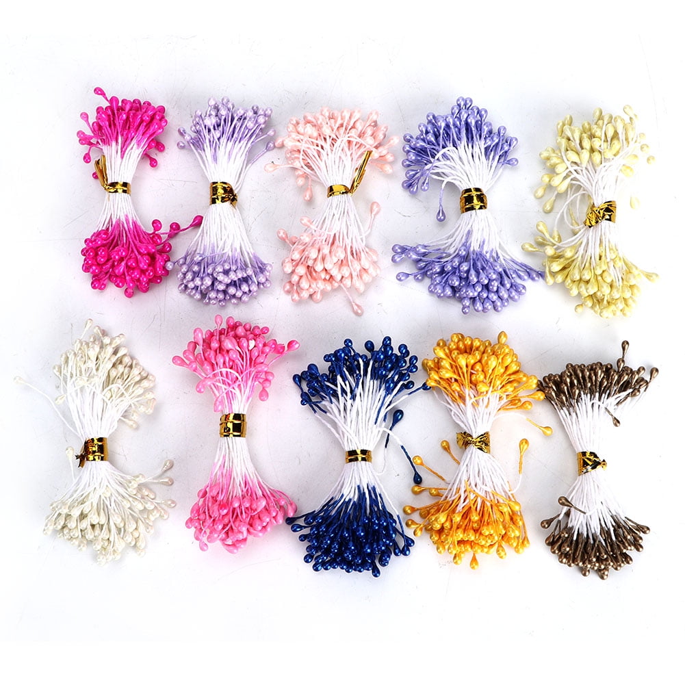 Artificial Flower Stamen 900 Pcs Hand Made Decorative Accessories