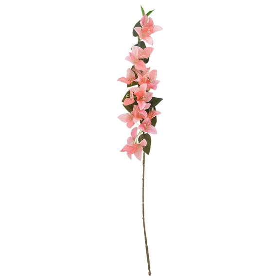 Artificial Flower Stems, Realistic Silk Bougainvillea with Adjustable Stems for Wedding Arch, Home Decor, Centerpieces, Garden Wall Decor, 1 Pc