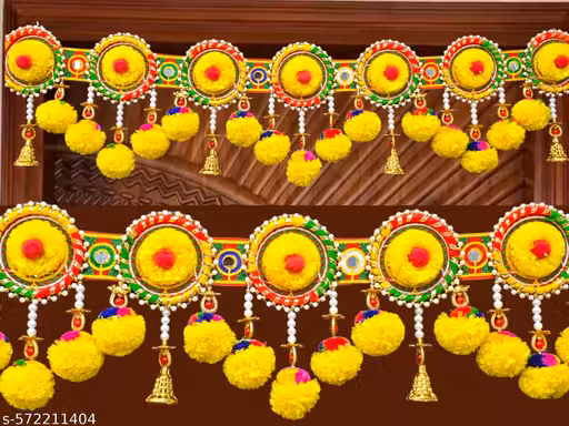 Artificial Flower Toran Bandarwal & Traditional Wall Hanging for Diwali Home Decor