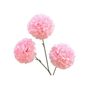 Artificial Flower Valentine's Day Wedding Decoration Flower For Guiding The Way Paired With Table Flower Arrangements And Window Display Decorations,3 lucky ball flowersPink,