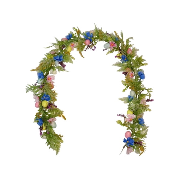 Artificial Flower Vines for Home Decor – 74.8-Inch Lifelike Plastic Fake Flower Rattan, Multicolor, for Ceiling, Pipe Wrapping, Wedding, and Indoor/Outdoor Decoration, 1 Piece
