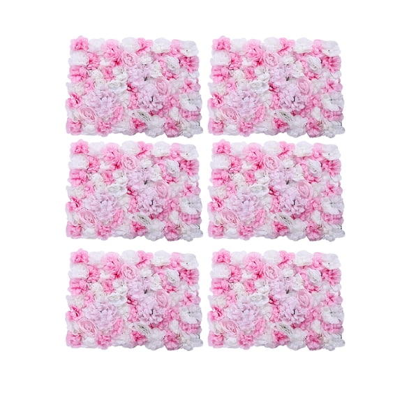 Artificial Flower Wall Backdrop Panels, Flower Wall Panels, Flower Wall Panel Set for Home Wedding Venue Decorations, Baby Christenings, Birthday Parties