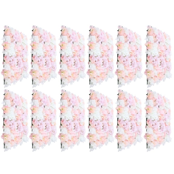 Artificial Flower Wall Backdrop Panels, Flower Wall Panels, Flower Wall Panel Set for Home Wedding Venue Decorations, Baby Christenings, Birthday Parties
