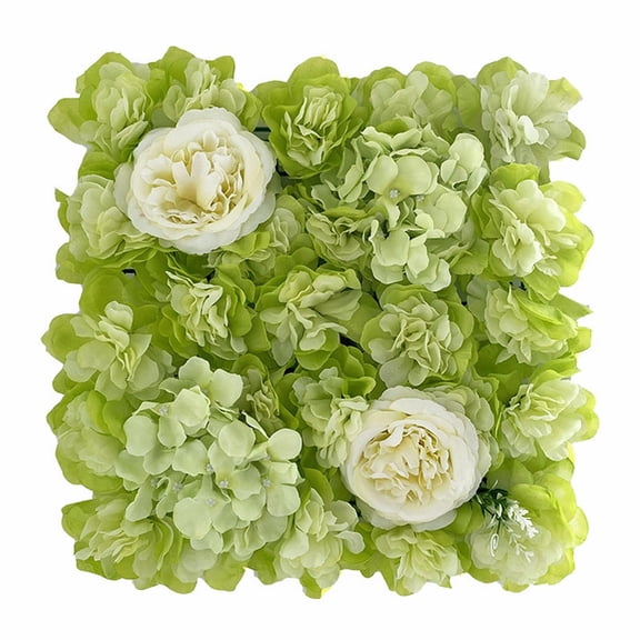 Artificial Flower Wall Flower Wall 15X15 Inche Flower Wall Decor Silk Artificial Flowers Wall Panels Flower Panel For Party Home Background Decor