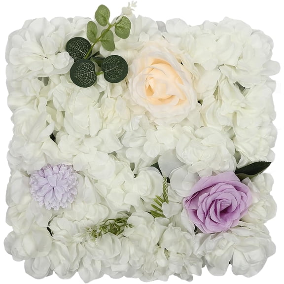 Artificial Flower Wall Panel 3D Flower Floral Backdrop Flower Backdrop Faux Flowers Panel for Wedding Backdrop Wall Decor