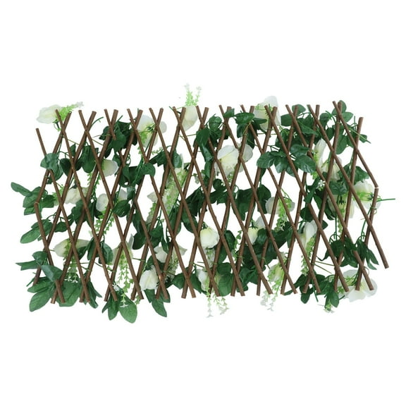 Artificial Flower Wall Panel Background Garden Fence Vine Privacy Fence Wall Hedge Floral Background Hedge Home Yard Decoration