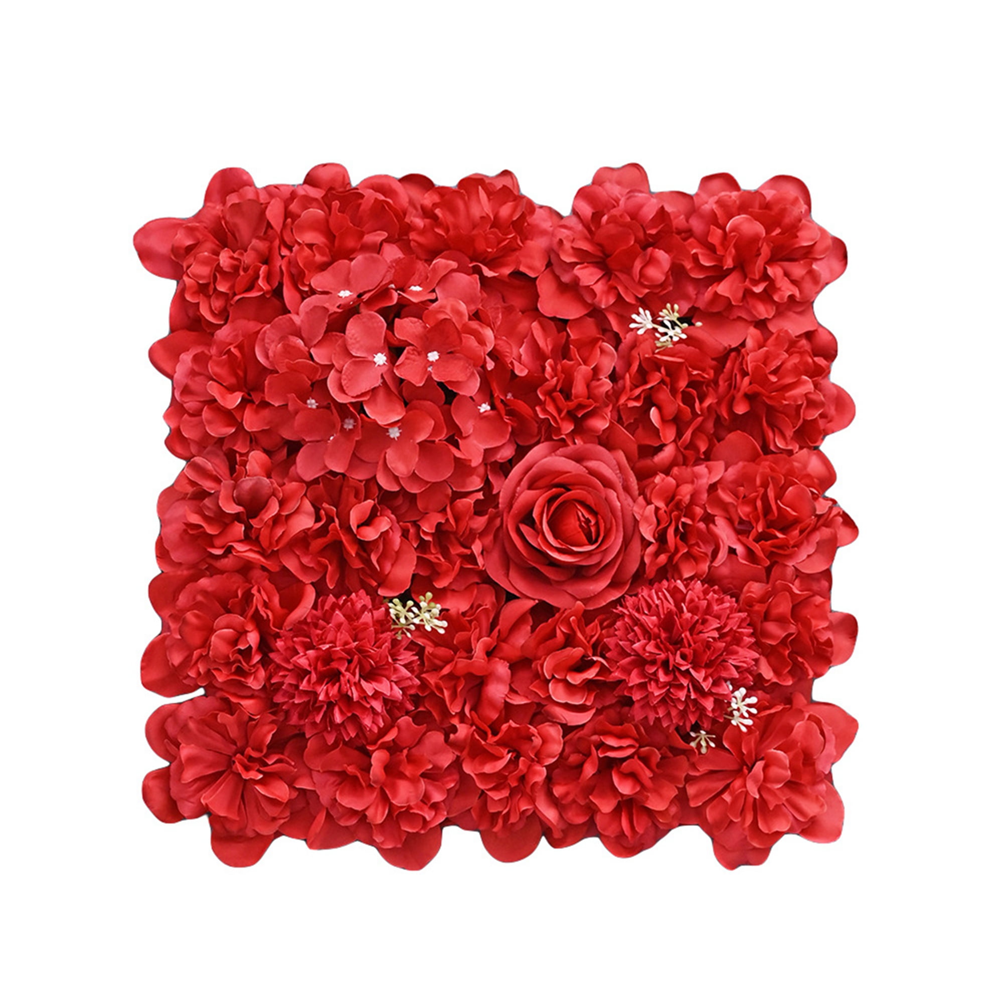 Artificial Flower Wall Panels Decorative Wall Mat Silk Floral Panels ...