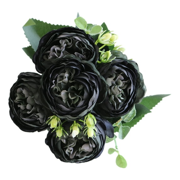 Artificial Flower Waterproof Vintage Bright Color Floral Arrangement Artificial Rose Flower Home Decoration Accessory