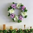 thumbnail image 1 of Artificial Flower Wreath Under $5! Kadlawus Artificial Flower Wreath, 20 Inch Spring Summer Wreath for Wall and Door, Colorful Floral Wreath for Easter and Wedding, Home Decor Wreath for Window, 1 of 6