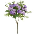 thumbnail image 1 of Artificial Flowers 15 Pcs Dusty Rose Faux Silk Mini Ranunculus Bulk Fake Wedding Filler Flowers for DIY Bouquets, Centerpieces, Bridal Shower Decorations & Arrangements, 1 of 5