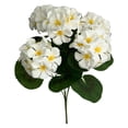 thumbnail image 1 of Artificial Flowers 15Inch Artificial Begonia Flowers 45 Heads Begonia Plants for Indoor Outdoor Home Garden Living Room Decor,Artificial Begonia Flowers for Outdoors Spring Decor(White,), 1 of 9